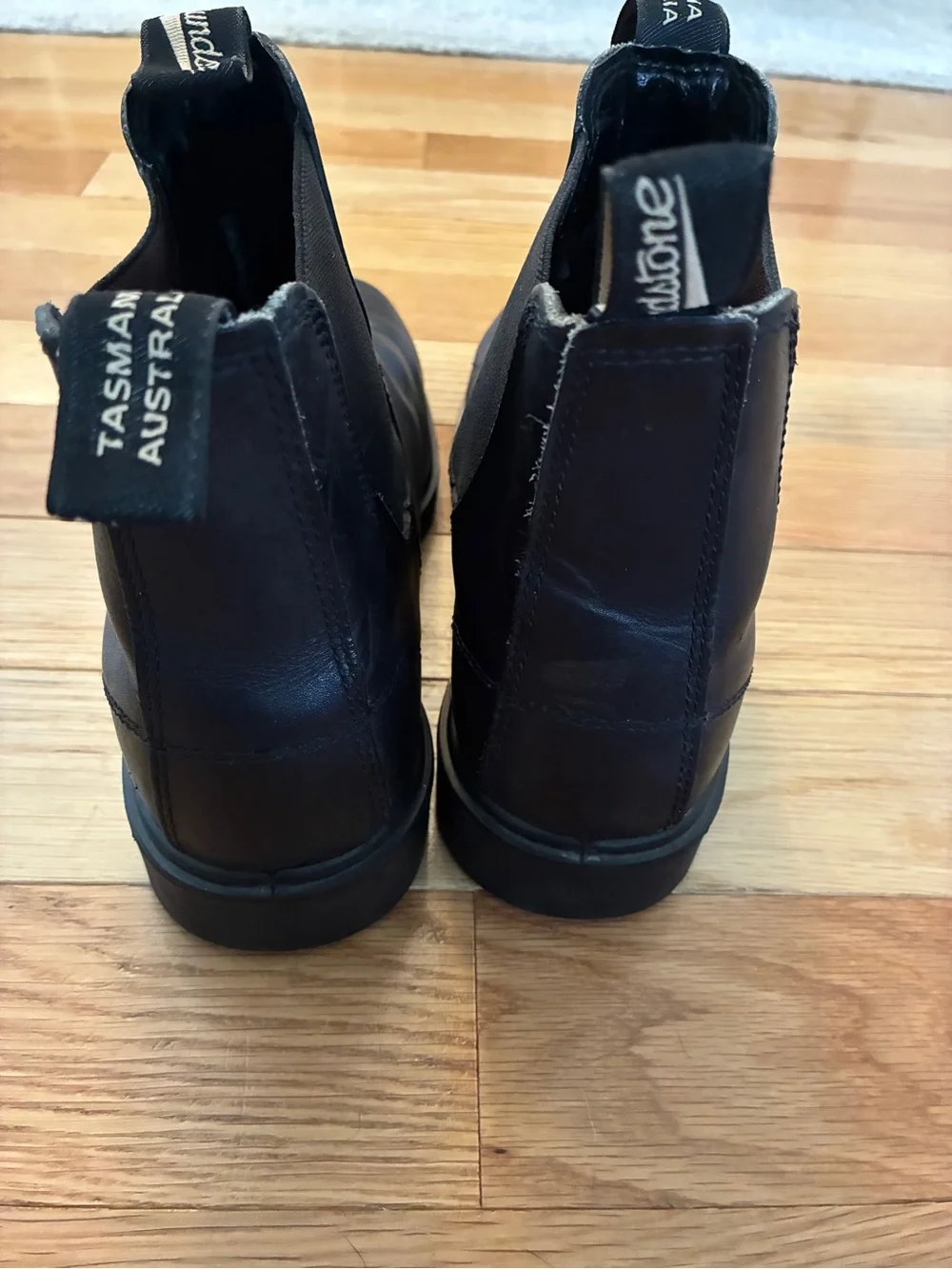 Blundstone Black Leather Boots - Men size US 11 - Picture 4 of 8